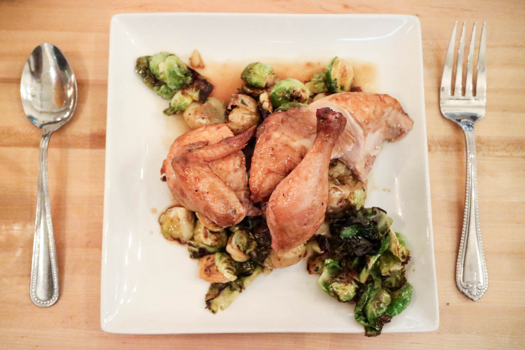 Roasted cornish hen from Black Pig Bistro, Calgary