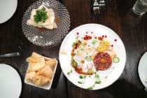 Tuna poke & beef tartare from Workshop Kitchen & Culture Calgary